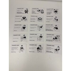 15‎ Community Chest Cards Only MONOPOLY Electronic Banking Edition Board Game 07